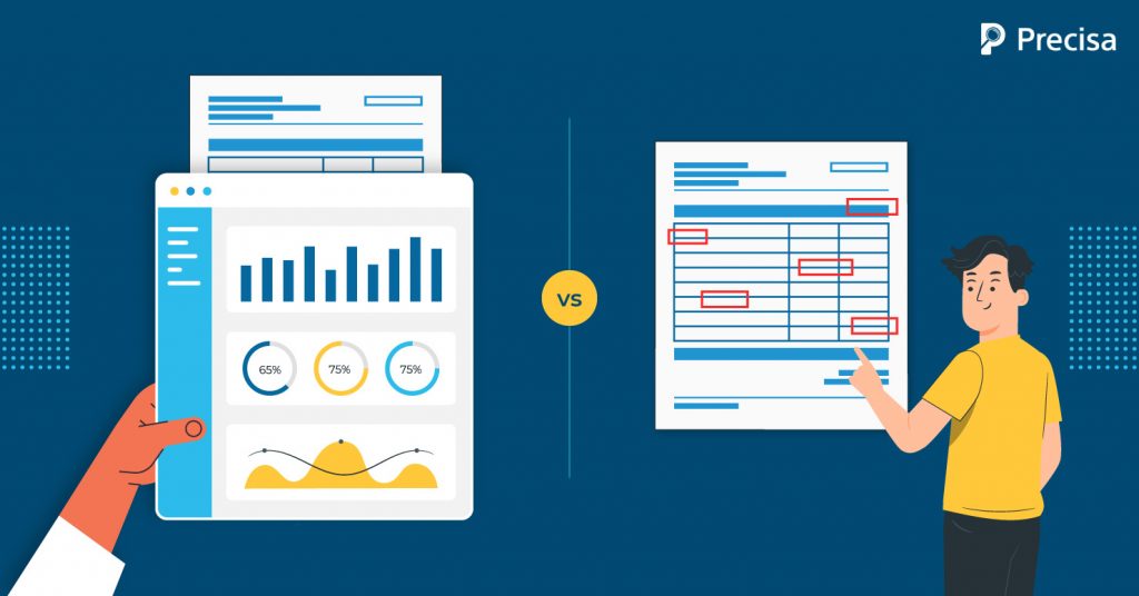 Precisa vs manual bank statement analysis