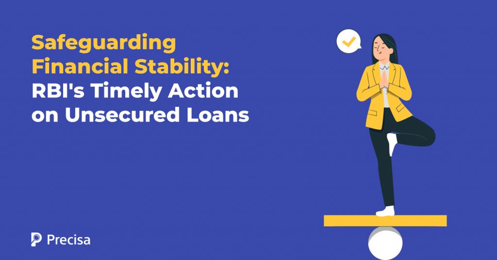 action of RBI on unsecured loans